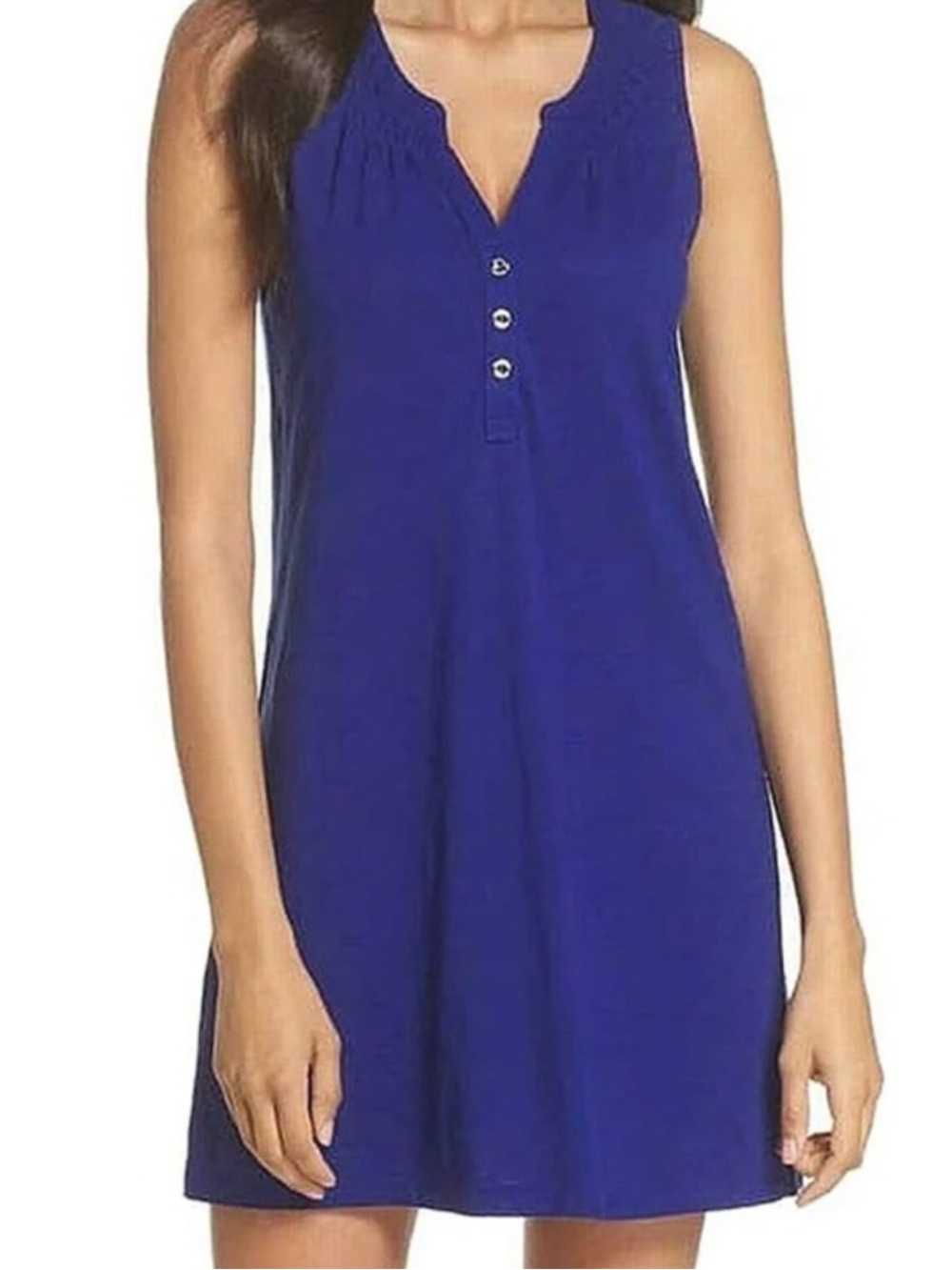 Lilly Pulitzer Blue Essie Sleeveless Mini Dress Women's Size XXS